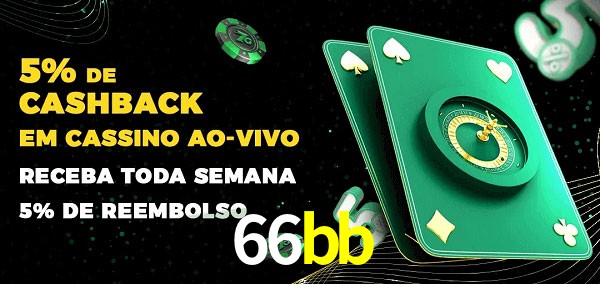 Promoções do cassino ao Vivo 66bb
